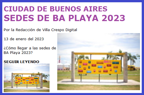 SEDES BA PLAYA